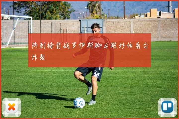 热刺榜首战罗伊斯脚后跟妙传看台炸裂